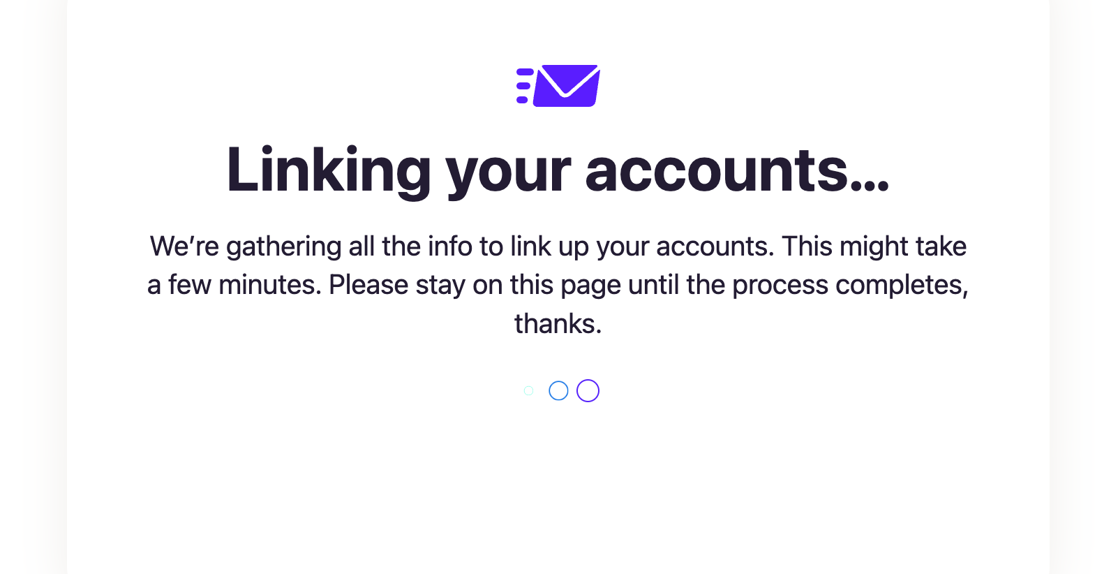 It’s working&hellip;